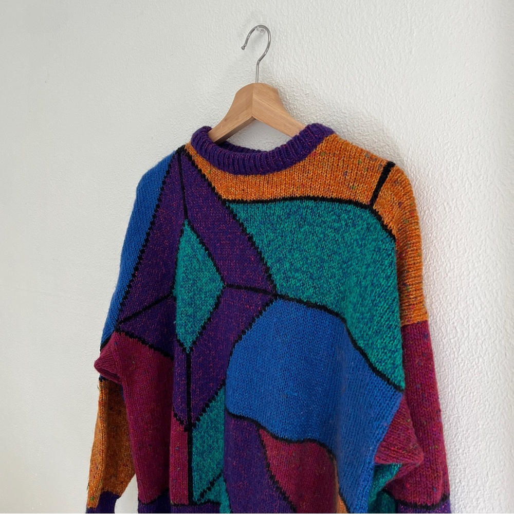 Retro Colorblock Sweater - Picture 5 of 6